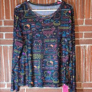 Mesh Hello Kitty SHEIN Collab long sleeve shirt 3XL